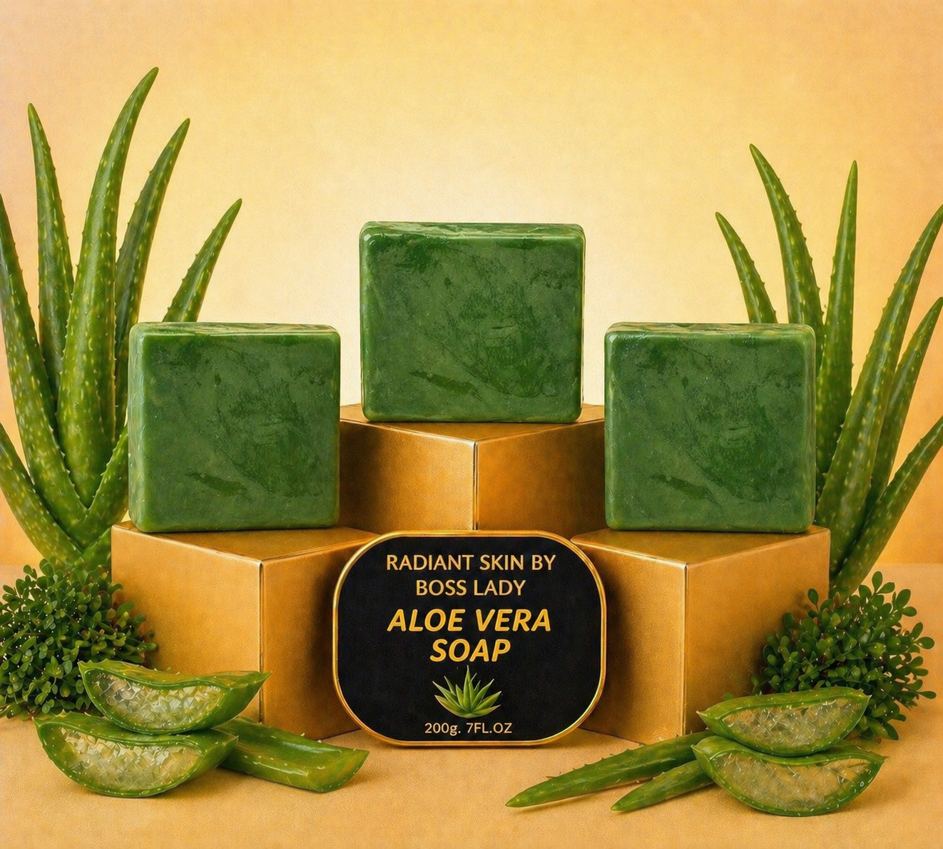 3 Aloe Vera Brightening Soap