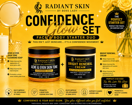 The Confidence Glow Set

Face & Body Starter Duo